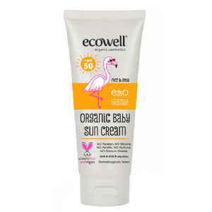 ECOWELL 50 SPF ORGANC BABY SUN CREAM